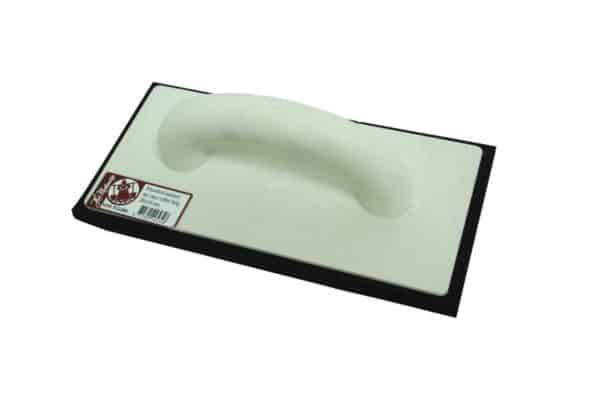 Schuurbord kunststof zwart rubber 280x140mm
