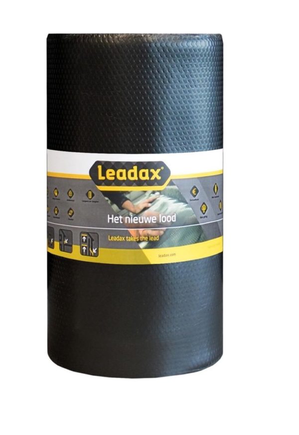 Leadex loodvervanger zwart 33cm x 6m