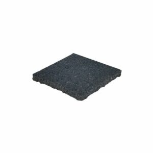 Rubberen tegeldragers 10x10x1cm | zwart
