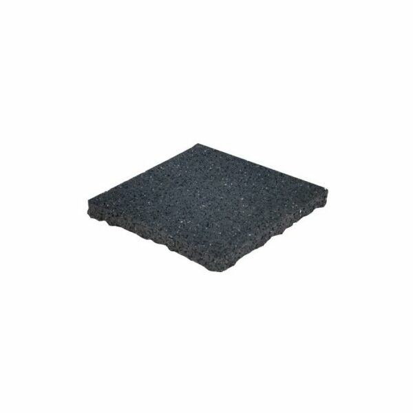 Rubberen tegeldragers 10x10x1cm | zwart