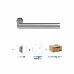 Sluitwerkpakket Slimseries Orbit loopslot RVS