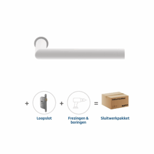 Sluitwerkpakket Slimseries Orbit loopslot Wit