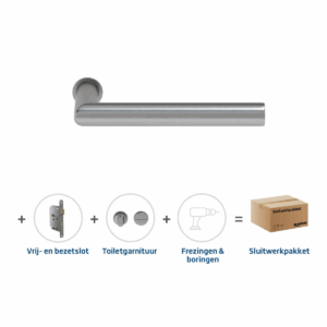 Sluitwerkpakket Slimseries Orbit WC slot RVS
