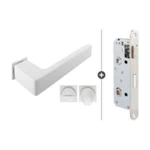 Sluitwerkpakket Slimseries Dayton Toiletslot Wit