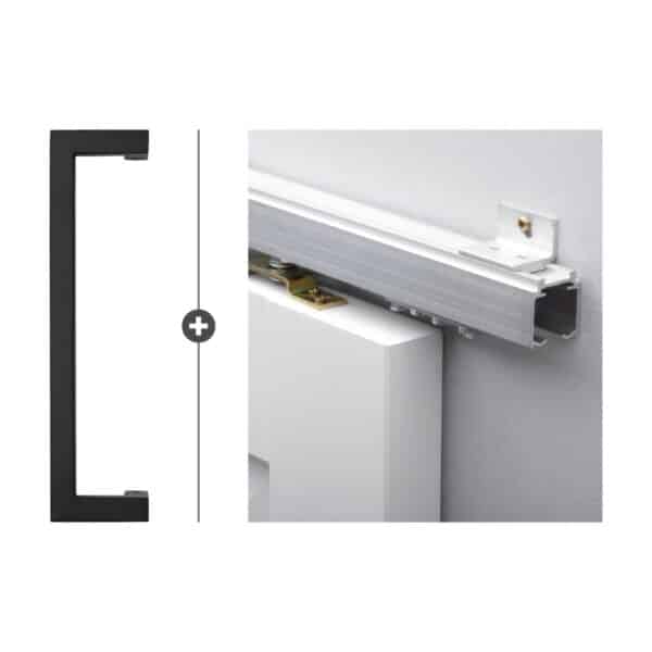 SSL HSP Biloxi handgreep Zwart met Alfa Schuifsysteem
