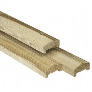 Afdeklat Grenen geimpregneerd piramide 180cm