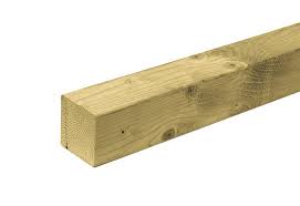 Gewolmaniseerde palen geschaafd 8.8x8.8x300cm