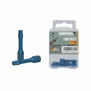 SHARPWARE IMPACT bit T-25 25mm 5st per blister