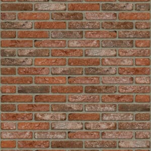 Boise retro rood waalformaat handvorm