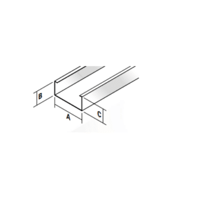 Metal stud C 60/27mm profiel L=4,00m