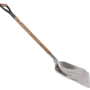 Graanschop – Aluminium – Essenhouten steel – 85 cm