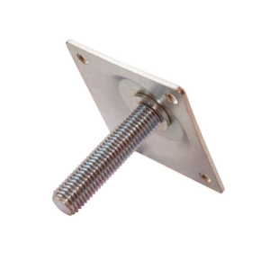 stelplaat tbv betonpoer + draadeind m16