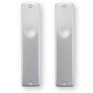 Kortschild blind Aluminium F1