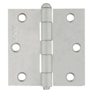 Scharnier AXA 76x76 losse pen RVS rechte hoek