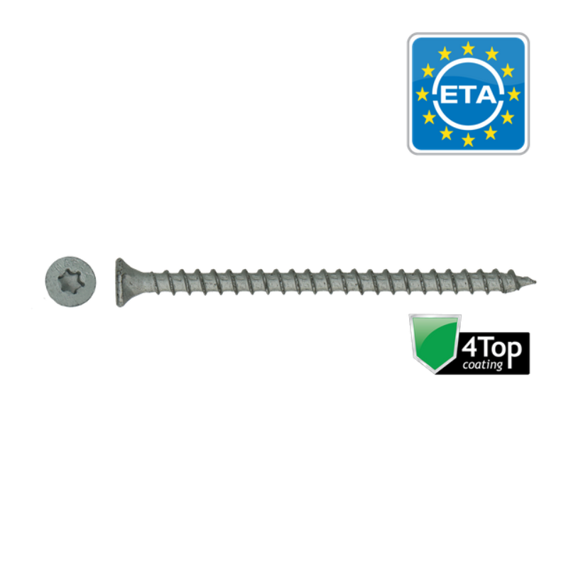 Universele houtschroef HAPAX VZK-T 4,00x40 4Top