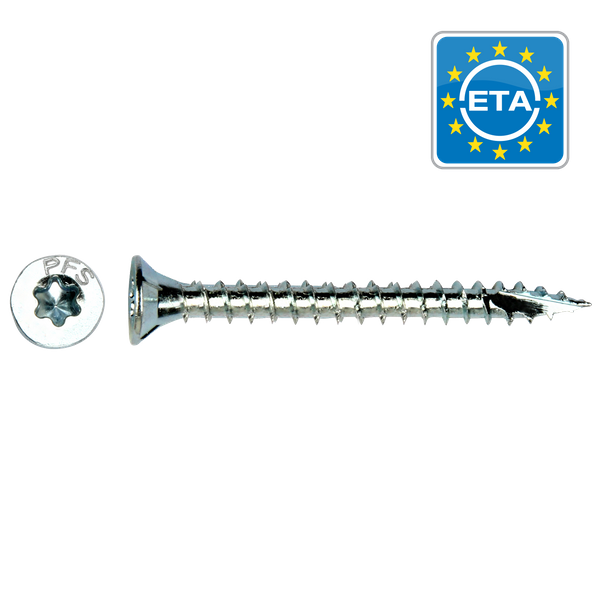 Spaanplaatschroef 4.0x60 PFS+ VZK-T Zn (T20)