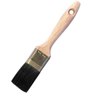 Platte kwast alkyd hout prof 112 zwart haar