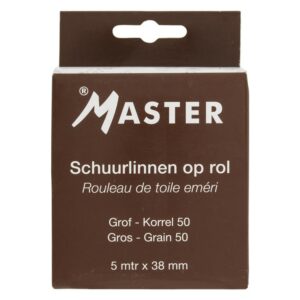 Schuurlinnen 38mmx5m korrel 50