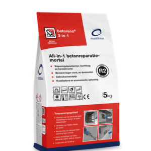 Betoreno '3-in-1' Betonreparatie mortel voor beton