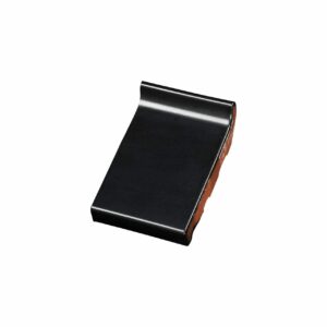 Raamdorp.st. zwart verglaasd (160x105x30mm)