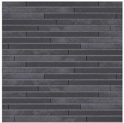 Sheded Charcoal zwart langfor. geostylistics MBI