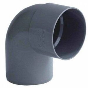 Pvc lijm bocht 87 gr. Lijmmofxspie 40mm.riool lijm