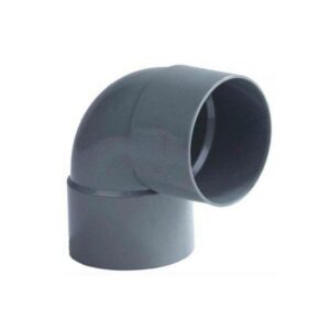 Pvc lijm bocht 87º, 2x lijmmof, 40mm riool lijm