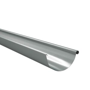 BILKA GLOSSY Dakgoot | 150mm | 2 m | RAL 9006 Zilverkleur | Tweezijdig glossy gecoat