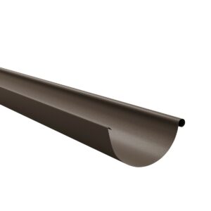 BILKA MAT Dakgoot | 150mm | 2 m | RAL 8019 Grijsbruin | Tweezijdig mat gecoat