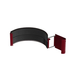 BILKA GLOSSY Gootverbinding | 125mm | RAL 3005 Wijnrood | Tweezijdig glossy gecoat