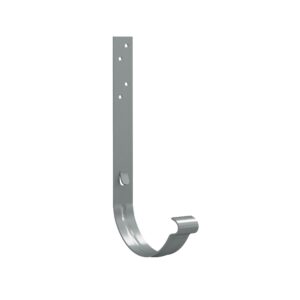 BILKA GLOSSY Goothaak 210mm | 150mm | RAL 9006 Zilverkleur | Tweezijdig glossy gecoat