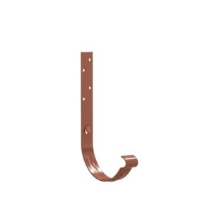 BILKA GLOSSY Goothaak 160mm | 125mm | RAL 8004 Koperbruin | Tweezijdig glossy gecoat