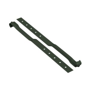 BILKA GLOSSY Gootflens | 125mm | RAL 6020 Chroomgroen | Tweezijdig glossy gecoat