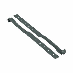 BILKA GLOSSY Gootflens | 150mm | RAL 7011 Grijs | Tweezijdig glossy gecoat