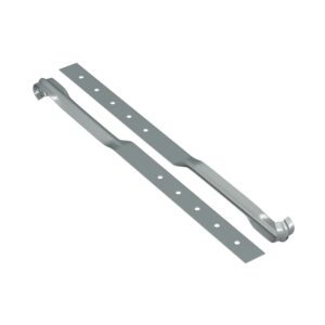 BILKA GLOSSY Gootflens | 150mm | RAL 9006 Zilverkleur | Tweezijdig glossy gecoat