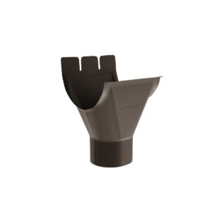 BILKA MAT Gootuitloop | 150/100mm | RAL 8019 Grijsbruin | Tweezijdig mat gecoat