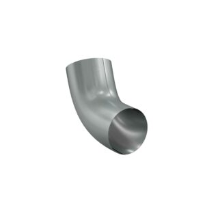 BILKA GLOSSY Bocht 60gr | 100mm | RAL 9006 Zilverkleur | Tweezijdig glossy gecoat