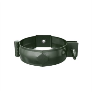 BILKA GLOSSY Pijpklem | 90mm | RAL 6020 Chroomgroen | Tweezijdig glossy gecoat