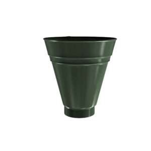 BILKA GLOSSY Opvangtrechter | 90mm | RAL 6020 Chroomgroen | Tweezijdig glossy gecoat