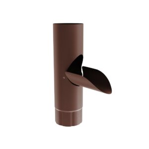 BILKA MAT Aftappunt | 100mm | RAL 8017 Chocoladebruin | Tweezijdig mat gecoat