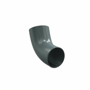 BILKA GLOSSY Regenpijp uitloop | 100mm | RAL 7011 Grijs | Tweezijdig glossy gecoat