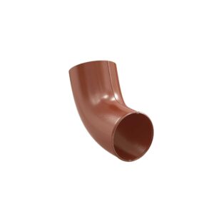 BILKA GLOSSY Regenpijp uitloop | 90mm | RAL 8004 Koperbruin | Tweezijdig glossy gecoat