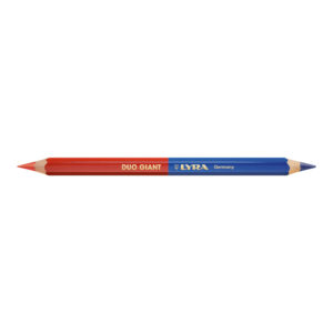 Potlood DUO GIANT Rood/Blauw Ø10mm