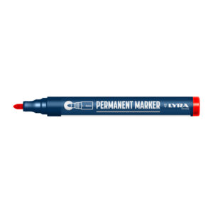Merkstift permanent, punt 1-4 mm Rood