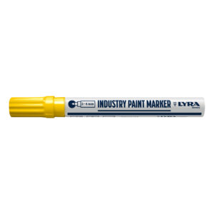 Verfstift Industrie, punt 2-4 mm Geel