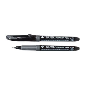 Markeerpen ultrafijn 0,5 mm perm.,Zwart