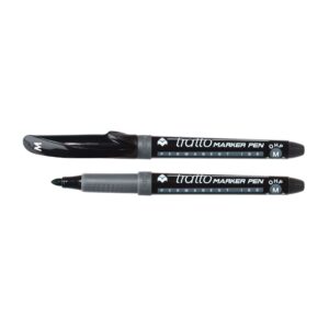 Markeerpen TRATTO perm.spits 1,0 mm Zwart
