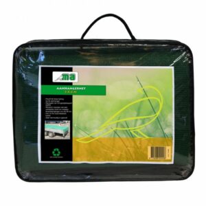 Konvox Aanhangwagennet grofmazig 2,5x4m Groen