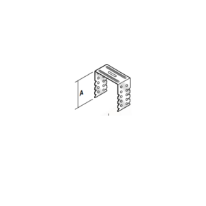 Metal stud directhanger 125mm per blister