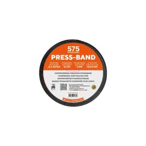 575 Press-band 10/2 x 12.5 Zwart rol á 12.5 meter